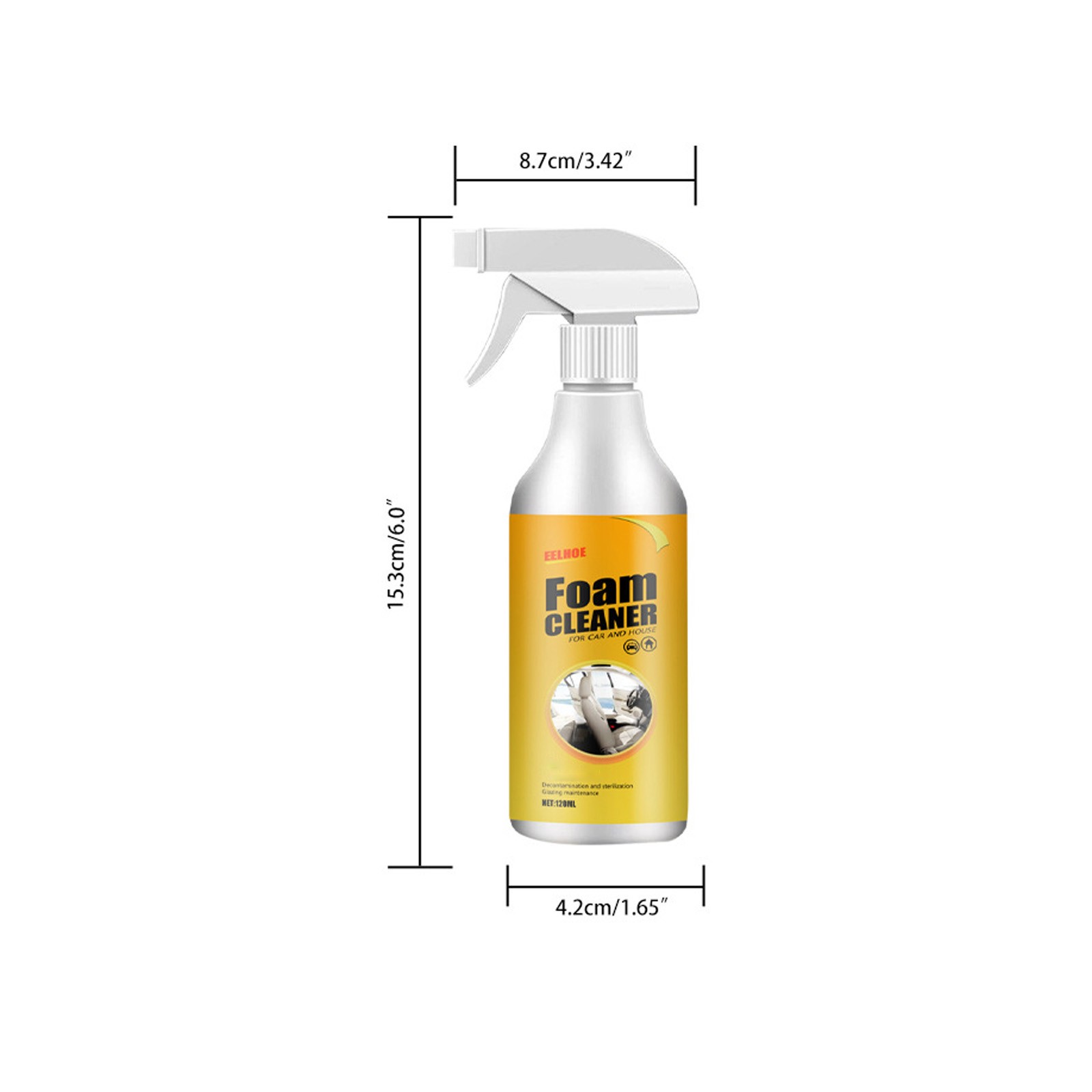 Shldybc Car Foam Cleaner, Multi-Purpose Foam Cleaner, Foam Cleaner All  Purpose, Foam Cleaner for Car, Powerful Stain Removal(250ml), Car  Accessories on CLearance 
